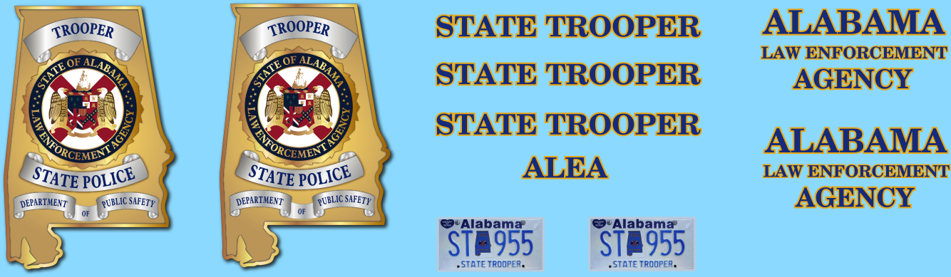 1/43 Alabama State Police (Newer Graphics)