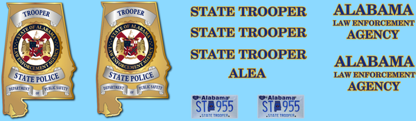 1/64 Alabama State Police (Newer Graphics)
