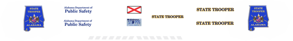 1/64 Alabama State Police (Older Graphics)