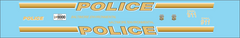 Baltimore Environmental Police Department 1/24-1/25 waterslide decals