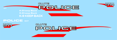 Clute, Texas Police Department 1/43 waterslide decals