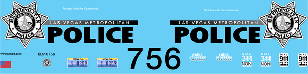 1/43 Las Vegas Metro Police Department graphics