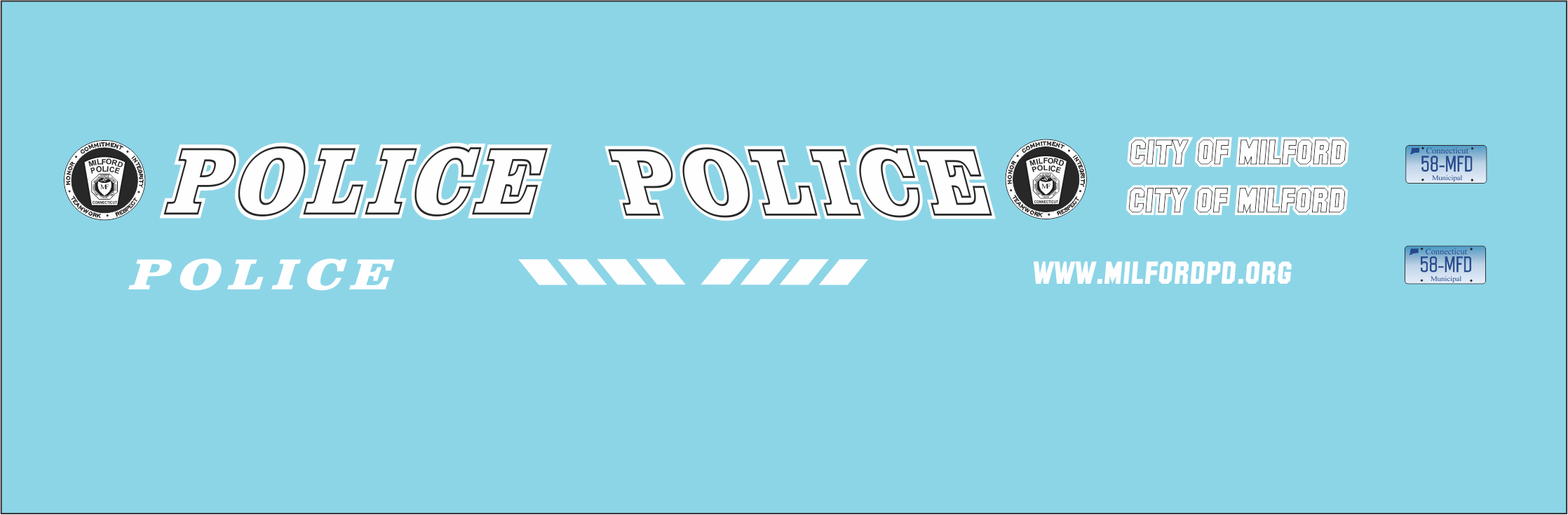 1/43 Milford, Connecticut Police Department