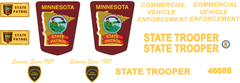 1/43 Minnesota State Police waterslide decals