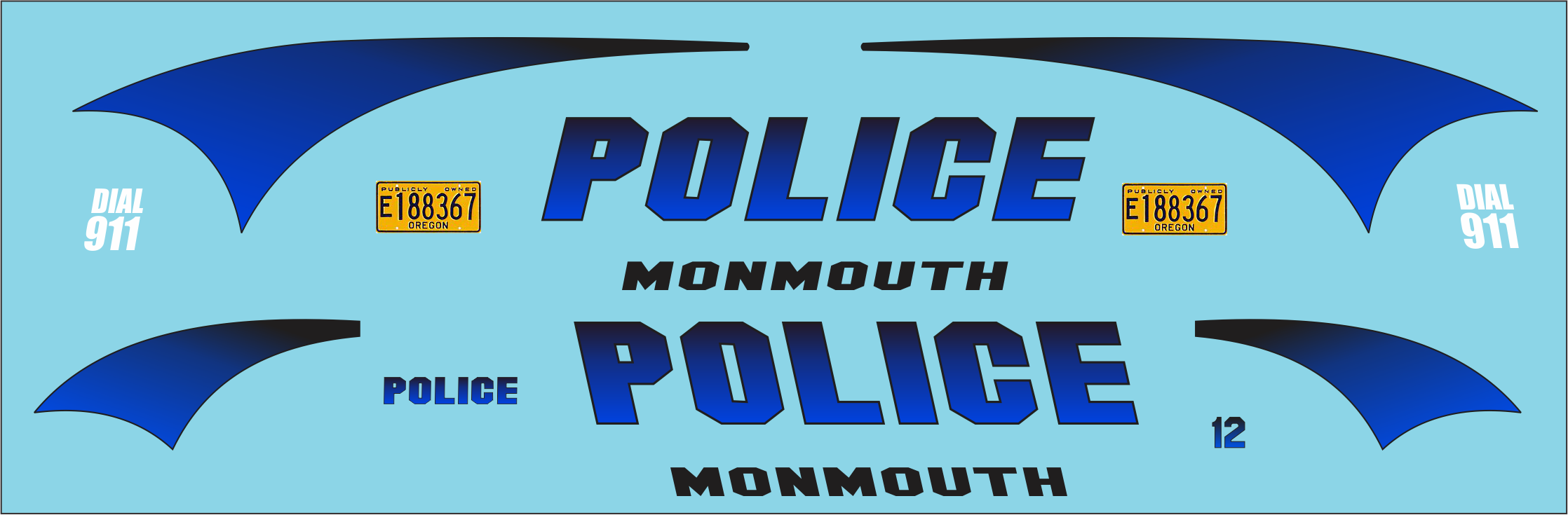 1/43 Monmouth, Oregon Police Department