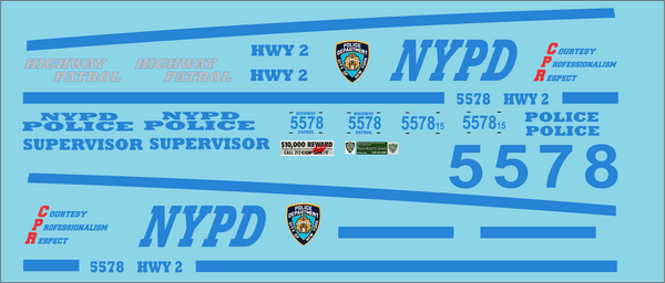 1/43 New York Police Department
