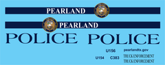 1/43 Pearland Texas Police Department graphics