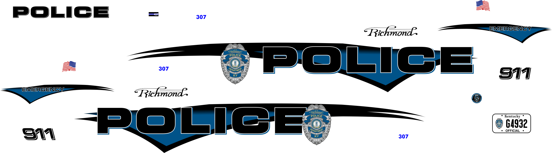 Freeport, Texas Police Department 1/24-1/25 waterslide decals – JNS DECALS