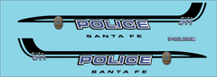 1/43 Santa Fe, Texas Police Department waterslide decals