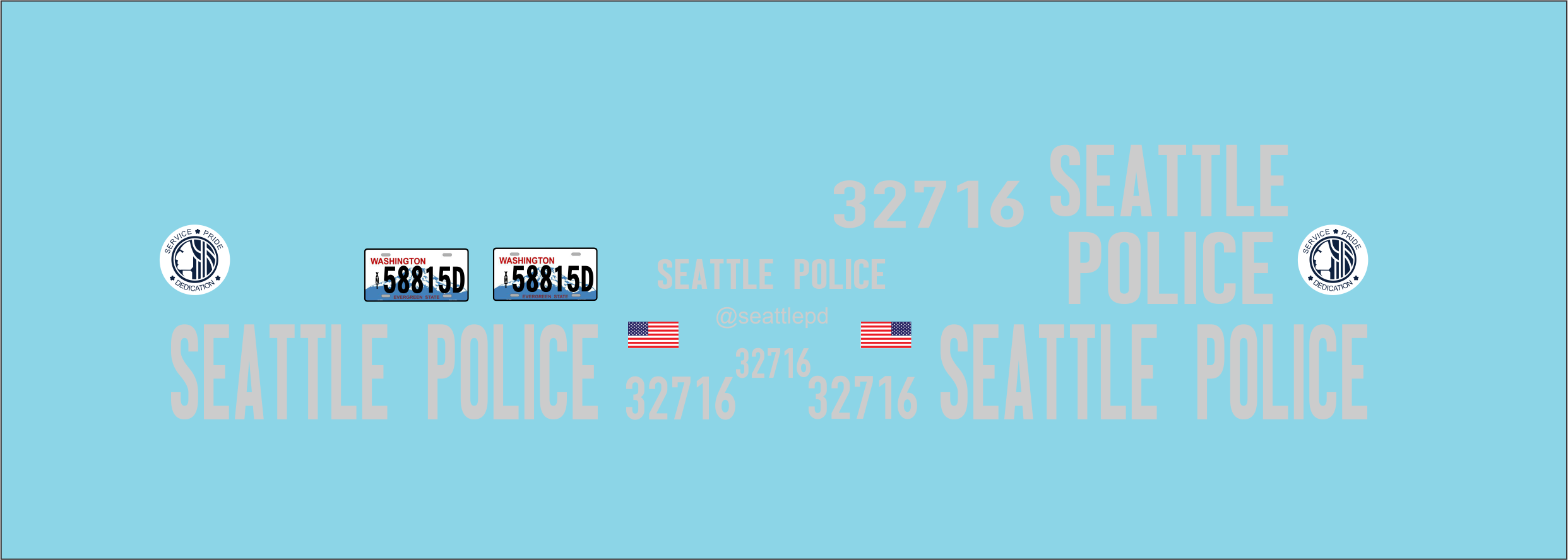 Camilla, Georgia Police Department 1/24-1/25 waterslide decals – JNS DECALS