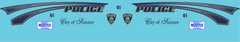 1/24-1/25 Sumter, South Carolina Police Department waterslide decals