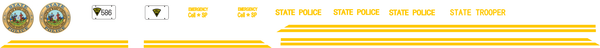 1/24-1/25 West Virginia State Police waterslide decals